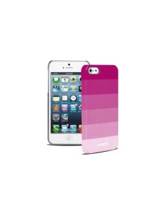 Чехол для Iphone 5 розовый градиент полосы Sbs