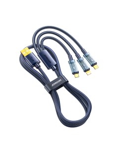 Кабель USB Lightning Type C MicroUSB S 1T3015A5 1 2 м синий Joyroom