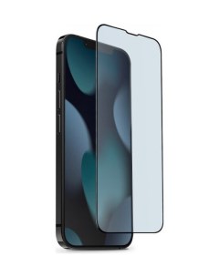 Стекло Optix Anti blue Light для iPhone 13 Pro Max с черной рамкой Uniq