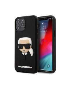 Чехол Karl Lagerfeld 3D Rubber iPhone 12 12 Pro Черный Cg mobile
