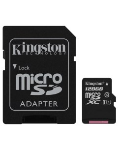 Карта памяти Micro SD Canvas Select 128GB Kingston