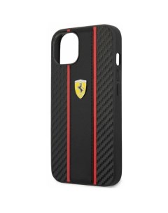 Чехол для iPhone 12 Mini carbon PU Ferrari
