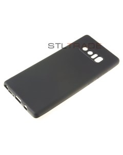 Силиконовый чехол Металлик для Samsung Note 8 черный Tpu case