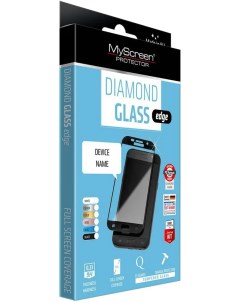 Закаленное защитное стекло Glass edge Black iPhone iPhone 6 6S Plus 2 5D Myscreen