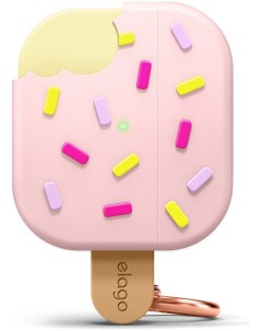 Чехол Unique Ice Cream Hang case для AirPods 3 Розовый Elago