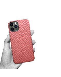 Чехол Kevlar для iPhone 11 Pro арамид ударопрочный ультратонкий Красная волна K-doo
