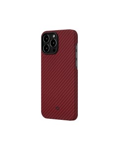 Чехол Kevlar для iPhone 12 12 pro арамид ударопрочный ультратонкий красный K-doo