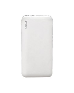 Внешний аккумулятор W7 White RUS 10000 мА ч для мобильных устройств белый Solove