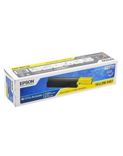 Картридж для лазерного принтера C13S050187 желтый оригинал Epson