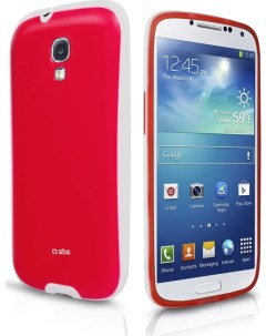 Чехол для Samsung Galaxy S4 I9500 красный с белым Sbs