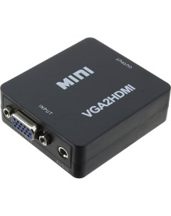 Переходник HDMI G VGA G конвертер черный Радиосфера