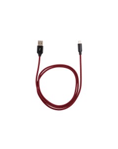 Кабель Energy ET 03 USB Lightning цвет красный Nrg