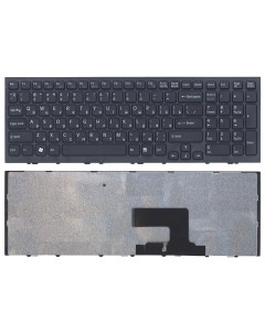 Клавиатура для ноутбука Sony Vaio VPC EE VPCEE черная с черной рамкой Оем