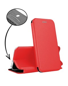 Чехол для Samsung A03 Core красный с карманом для карт Mobileocean