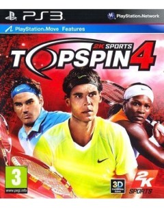 Игра Top Spin 4 c поддержкой PlayStation Move PS3 2к