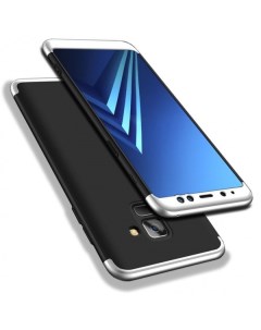 Чехол для Samsung A730 Galaxy A8 2018 Black Silver Gkk likgus