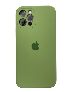 Чехол силиконовый для iPhone 12 Pro Max с защитой камеры Maksud-aks