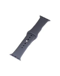 Ремешок силиконовый Noname для Apple Watch 38 40 mm Серый Nobrand