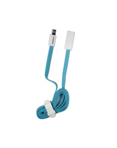 Кабель USB MicroUSB MU01 0 4 метра синий Pisen