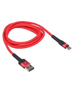 Кабель USB A Type C Envy 1 2m нейлон red Tfn