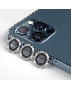 Защитное стекло Camera ARMOR lens 3 шт 0 26 мм iPhone 12 Pro Max Серебристый Blueo