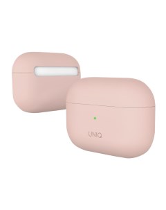 Чехол Lino Hybrid Liquid Silicon для AirPods Pro Blush Pink Uniq