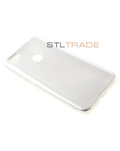 Силиконовый чехол Металлик для Xiaomi redmi note 5A prime серебро Tpu case
