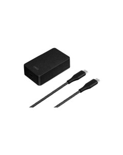 Сетевое зарядное устройство Versa Slim Kit USB C PD 18W кабель USB C USB C Черный Uniq