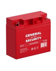 Аккумулятор для ИБП GS18 12 18 А ч 12 В GS18 12 General security