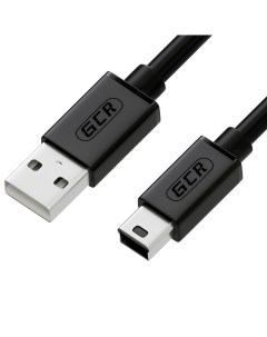 Кабель 1 8m USB 2 0 AM mini черный 28 28 AWG экран армированный морозостойкий Gcr