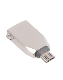 Переходник OTG UA10 Micro USB жемчужный никель Hoco