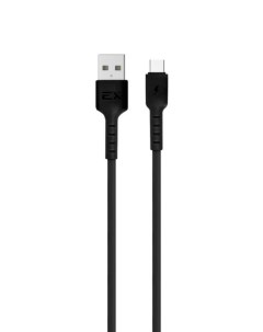 Дата кабель EX K 1263 USB USB Type C 3А 1 м черный Exployd