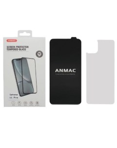 Защитное стекло iPhone 11 Pro 3D черное усиленное Anmac