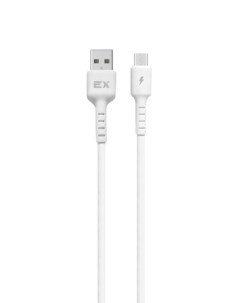 Дата кабель EX K 1260 USB Micro USB 3А 1 м белый Exployd