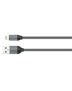 LS432 USB кабель Lightning 2m 2 4A медь 120 жил Нейлоновая оплетка Gray Ldnio