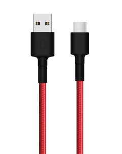 Дата кабель Mi USB Type C Braided Cable SJX10ZM 100см красный Xiaomi