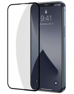 Защитное стекло Full screen Curved Tempered 0 3mm для iPhone 12 mini Black Baseus