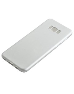 Силиконовый чехол Металлик для Samsung G955 S8 серебро Tpu case