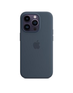 Силиконовый чехол MagSafe для iPhone 14 Pro Storm Blue Apple