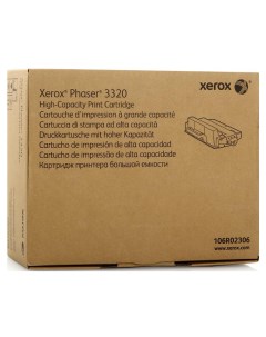 Картридж для лазерного принтера 106R02306 черный оригинал Xerox