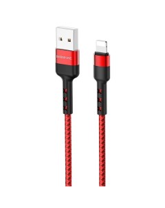 Кабель USB 2 0 A m Lightning m 1м BX34 Advantage Красный Borofone