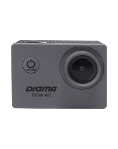 Экшн камера DiCam 180 1080p серый dc180 Digma