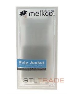 Силиконовый чехол для iPhone 6 5 5 Poly Jacket матовый прозрачный Melkco