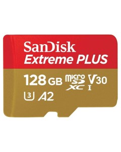 Карта памяти Micro SDXC Extreme Plus 128GB Sandisk