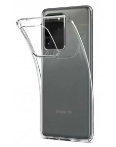 Силиконовый чехол для Samsung S20 Ultra прозрачный China