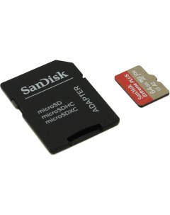 Карта памяти Micro SDXC Extreme Plus 64GB Sandisk
