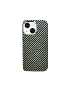 Чехол Kevlar для iPhone 13 арамид кевлар ударопрочный ультратонкий зеленый K-doo