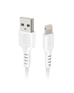 Дата кабель USB Lightning C 89 1м белый Sbs
