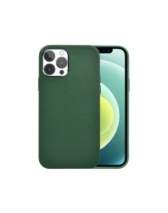 Чехол для телефона Iphone 13 Pro Max Calfskin Genuine Leather Phone Case 6 1 Green Wiwu