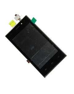 Дисплей для Highscreen Zera F модуль в сборе с тачскрином Black OEM Promise mobile